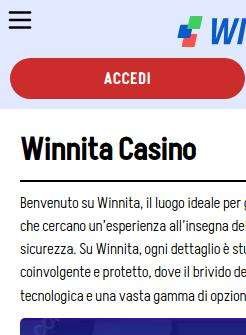 Scopri le Promozioni e gli Slot di Winnita Casino Online Italia